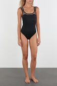 תמונת כל הלוק של One-Piece Plus Size Swimsuit in Black